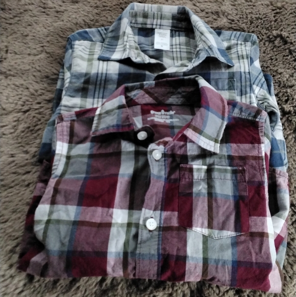 Garanimals Other - Boys Plaid‎ Button-Up Shirts.